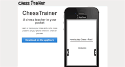 Desktop Screenshot of chesstrainerapp.com