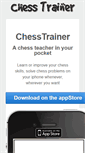 Mobile Screenshot of chesstrainerapp.com
